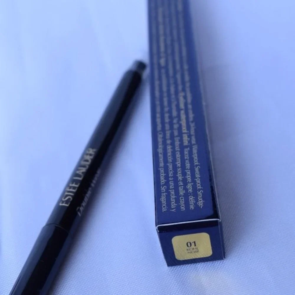 Estee Lauder Beauty-Double Wear Waterproof Eyeliner Kohl Noir-Full1.2g-BOXED-NEW